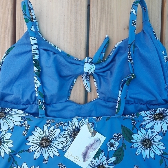 Jessica Simpson Tankini Set sz Medium - Picture 3 of 7
